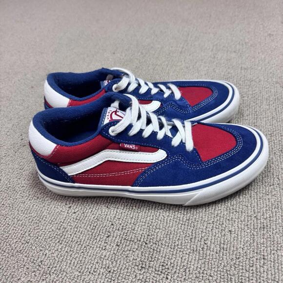 Vans Other - Vans Sneakers Red White Blue Lace Up Men’s Size 7